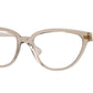 Vogue VO5517B Cat Eye Eyeglasses  2990-Transparent Light Brown 52-140-17 - Color Map Brown