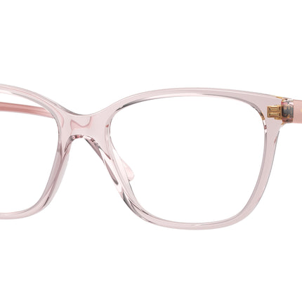 Vogue VO5518F Pillow Eyeglasses  2942-Transparent Pink 53-140-15 - Color Map Pink