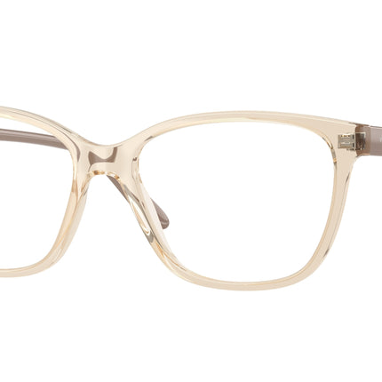 Vogue VO5518F Pillow Eyeglasses  2990-Transparent Caramel 53-140-15 - Color Map Brown