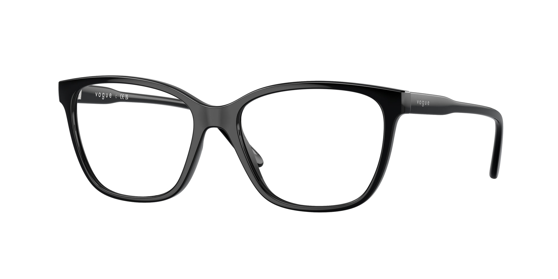 Vogue VO5518 Pillow Eyeglasses  W44-Black 53-140-16 - Color Map Black