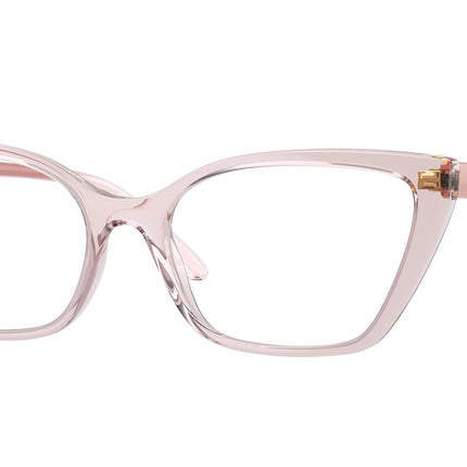 Vogue VO5519 Cat Eye Eyeglasses  2942-Transparent Pink 54-140-17 - Color Map Pink
