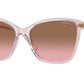 Vogue VO5520S Butterfly Sunglasses  294214-Transparent Pink 56-140-17 - Color Map Pink