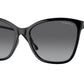 Vogue VO5520S Butterfly Sunglasses  W44/T3-Black 56-140-17 - Color Map Black