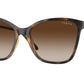 Vogue VO5520S Butterfly Sunglasses  W65613-Dark Havana 56-140-17 - Color Map Brown
