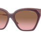 Vogue VO5521S Cat Eye Sunglasses  310014-Top Red Purple/Old Pink 57-140-16 - Color Map Red