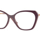 Vogue VO5522 Irregular Eyeglasses  3100-Top Red Purple/Old Pink 54-140-16 - Color Map Red