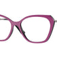 Vogue VO5522 Irregular Eyeglasses  3103-Top Violet/Black 54-140-16 - Color Map Violet