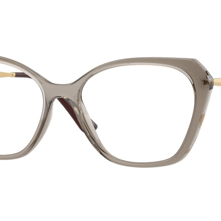 Vogue VO5522 Irregular Eyeglasses  3156-Transparent Brown 54-140-16 - Color Map Brown