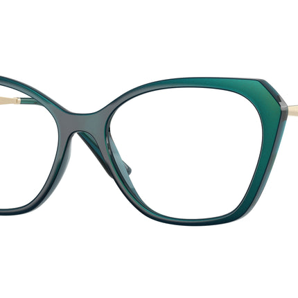 Vogue VO5522 Irregular Eyeglasses  3224-Top Blue/Transparent Octanio 54-140-16 - Color Map Blue