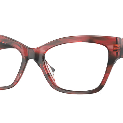Vogue VO5523 Cat Eye Eyeglasses  3089-Red Havana 54-140-17 - Color Map Tortoise