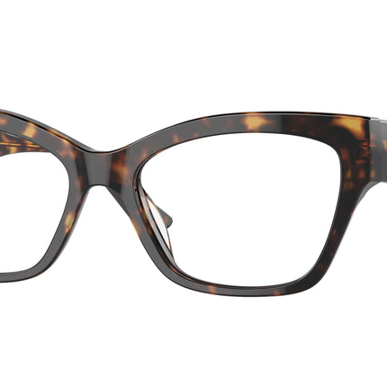 Vogue VO5523 Cat Eye Eyeglasses  W656-Dark Havana 54-140-17 - Color Map Brown