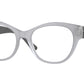 Vogue VO5527 Irregular Eyeglasses  3098-Opal Grey 52-135-17 - Color Map Grey