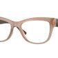 Vogue VO5528 Cat Eye Eyeglasses  3097-Opal Light Brown 53-135-17 - Color Map Brown