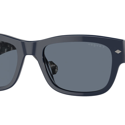 Vogue VO5530S Pillow Sunglasses  23194Y-Full Dark Blue 55-145-20 - Color Map Blue