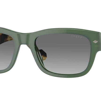 Vogue VO5530S Pillow Sunglasses  309211-Full Dusty Green 55-145-20 - Color Map Green