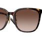 Vogue VO5537SD Square Sunglasses  W65613-Dark Havana 58-145-19 - Color Map Brown