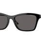Vogue VO5551S Pillow Sunglasses  W44/87-Black 54-140-17 - Color Map Black