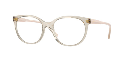 Vogue VO5552F Phantos Eyeglasses  2998-Transparent Beige 53-140-17 - Color Map Brown