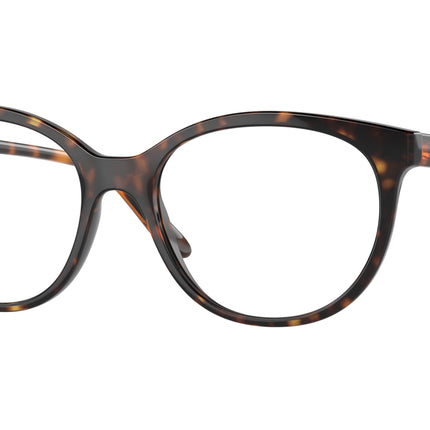 Vogue VO5552F Phantos Eyeglasses  W656-Dark Havana 53-140-17 - Color Map Brown