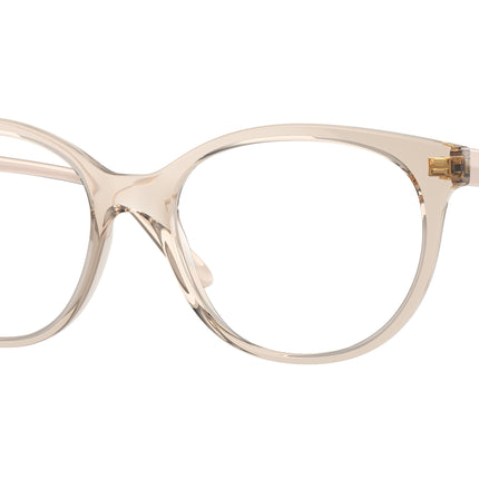 Vogue VO5552 Phantos Eyeglasses  2884-Transparent Beige 53-140-17 - Color Map Brown
