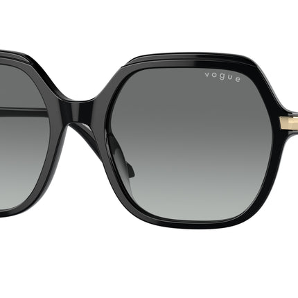 Vogue VO5561S Square Sunglasses  W44/11-Black 56-140-19 - Color Map Black