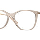 Vogue VO5562 Phantos Eyeglasses  2990-Transparent Caramel 54-140-17 - Color Map Brown