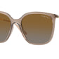 Vogue VO5564S Square Sunglasses  2940T5-Transparent Brown 54-140-17 - Color Map Brown