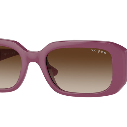 Vogue VO5565S Pillow Sunglasses  312313-Full Purple 53-135-19 - Color Map Violet