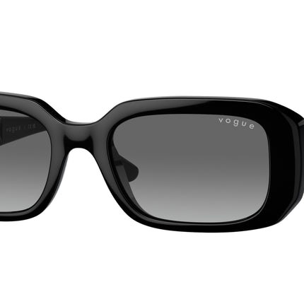 Vogue VO5565S Pillow Sunglasses  W44/11-Black 53-135-19 - Color Map Black