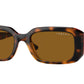 Vogue VO5565S Pillow Sunglasses  W65683-Dark Havana 53-135-19 - Color Map Brown