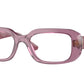 Vogue VO5568 Pillow Eyeglasses  2761-Transparent Purple 51-135-19 - Color Map Violet