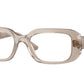 Vogue VO5568 Pillow Eyeglasses  2990-Transparent Caramel 51-135-19 - Color Map Brown