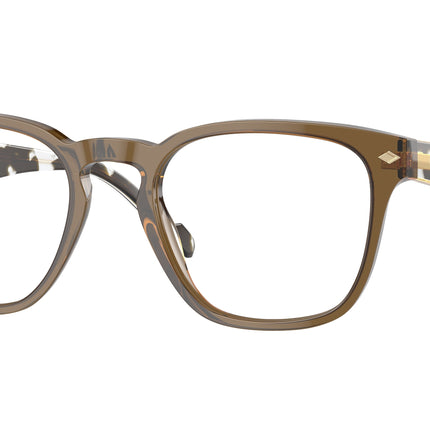 Vogue VO5570 Square Eyeglasses  3144-Transparent Olive Green 51-145-20 - Color Map Green