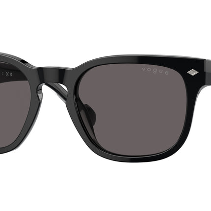 Vogue VO5571S Square Sunglasses  W44/87-Black 53-145-21 - Color Map Black