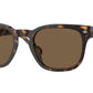 Vogue VO5571S Square Sunglasses  W65673-Dark Havana 53-145-21 - Color Map Brown