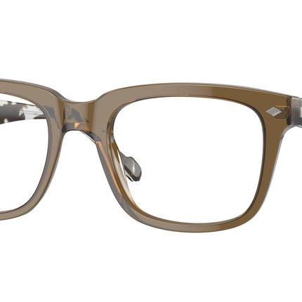 Vogue VO5572 Pillow Eyeglasses  3144-Transparent Olive Green 54-145-20 - Color Map Green
