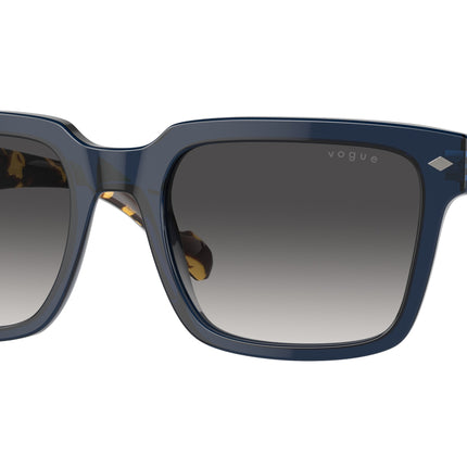 Vogue VO5573S Pillow Sunglasses  31438G-Transparent Blue 55-145-20 - Color Map Blue