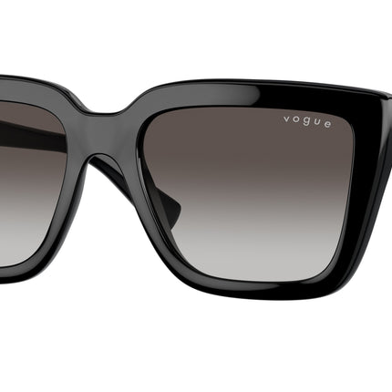 Vogue VO5575SB Butterfly Sunglasses  W44/8G-Black 55-140-18 - Color Map Black