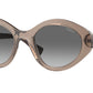 Vogue VO5576SB Oval Sunglasses  294011-Transparent Brown 52-140-21 - Color Map Brown