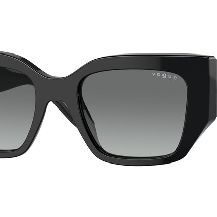 Vogue VO5583S Irregular Sunglasses  W44/11-Black 51-140-20 - Color Map Black