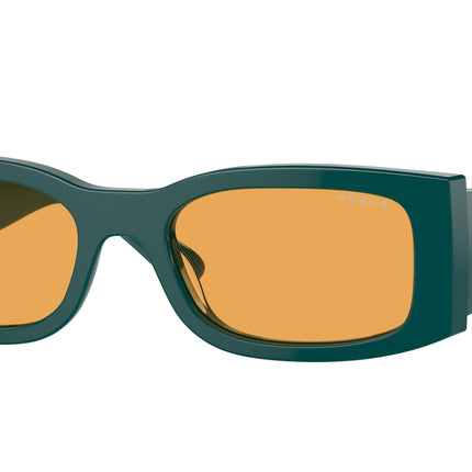 Vogue VO5584S Rectangle Sunglasses  3163/7-Full Octanium 53-140-19 - Color Map Green