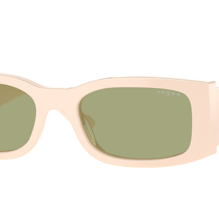 Vogue VO5584S Rectangle Sunglasses  316482-Full Beige 53-140-19 - Color Map Beige