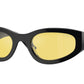 Vogue VO5585S Irregular Sunglasses  W44/85-Black 54-140-22 - Color Map Black