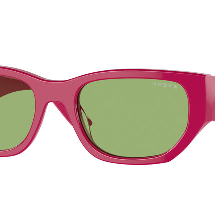 Vogue VO5586S Rectangle Sunglasses  3160/2-Full Fuchsia 53-140-19 - Color Map Pink