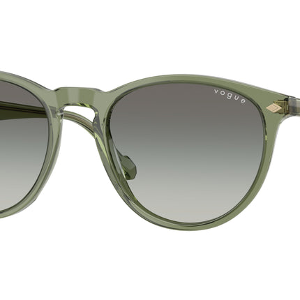 Vogue VO5599S Phantos Sunglasses  318711-Transparent Green 53-145-19 - Color Map Green
