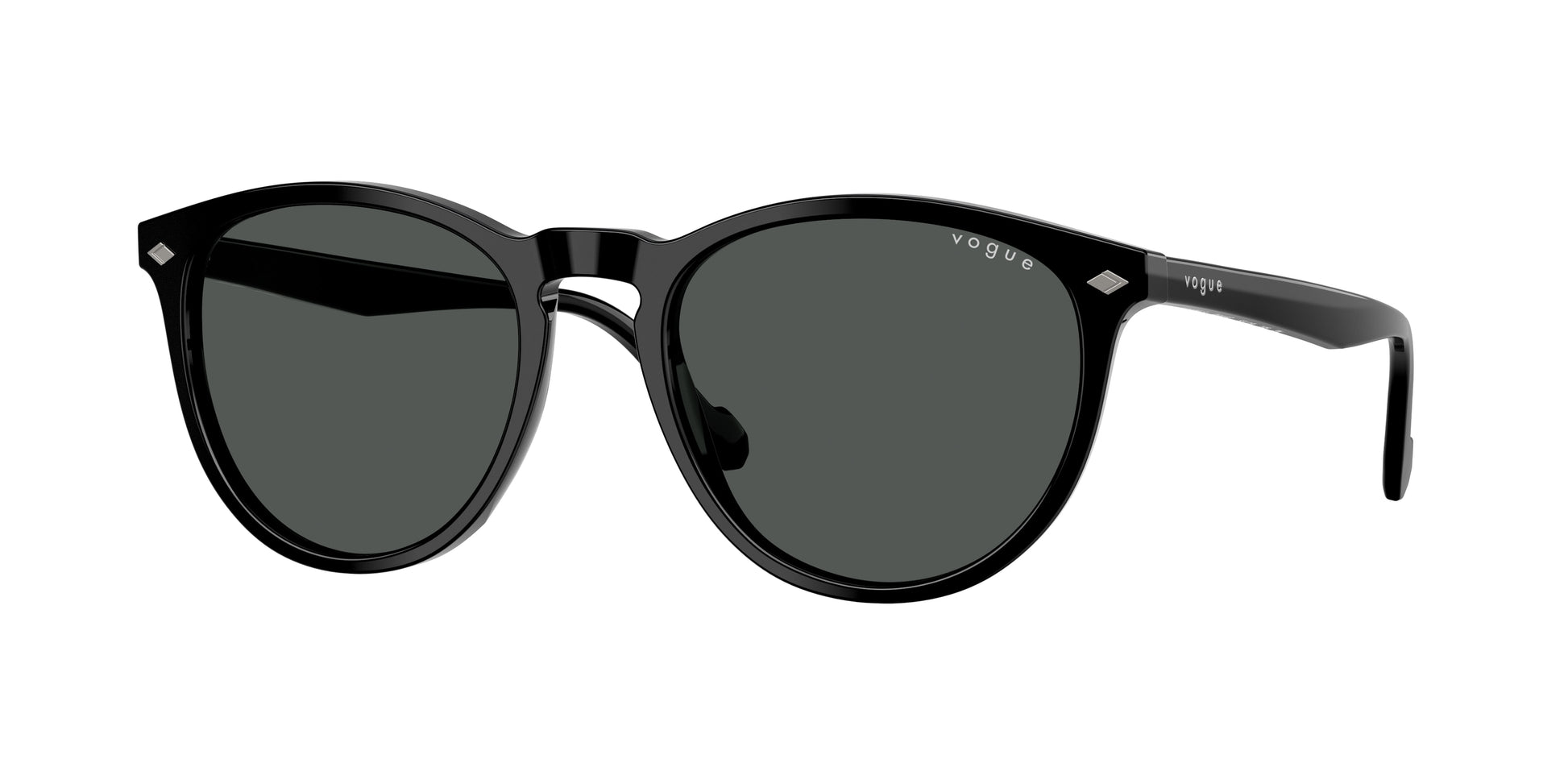Vogue VO5599S Phantos Sunglasses  W44/87-Black 53-145-19 - Color Map Black