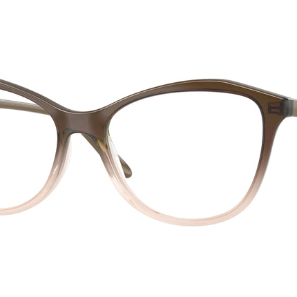 Vogue VO5602F Irregular Eyeglasses  3303-Transparent Brown Gradient 54-140-16 - Color Map Brown