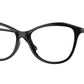 Vogue VO5602F Irregular Eyeglasses  W44-Black 54-140-16 - Color Map Black