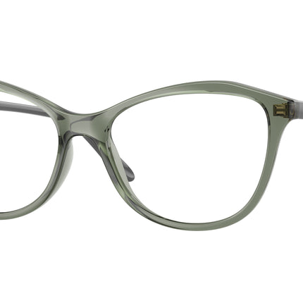 Vogue VO5602 Irregular Eyeglasses  3086-Transparent Mallard Green 54-140-16 - Color Map Green