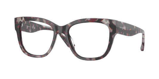 Vogue VO5605F Square Eyeglasses  3149-Grey Tortoise 53-140-16 - Color Map Grey